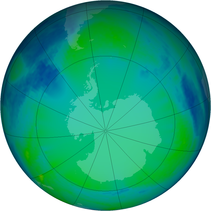 Ozone Map 2004-07-08